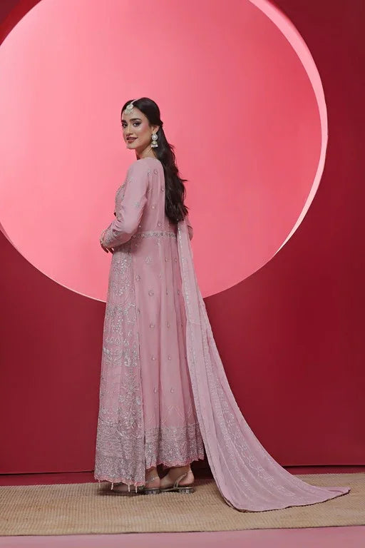 Dressline Stitched 3 Piece Emb Luxury Chiffon Maxi Collection