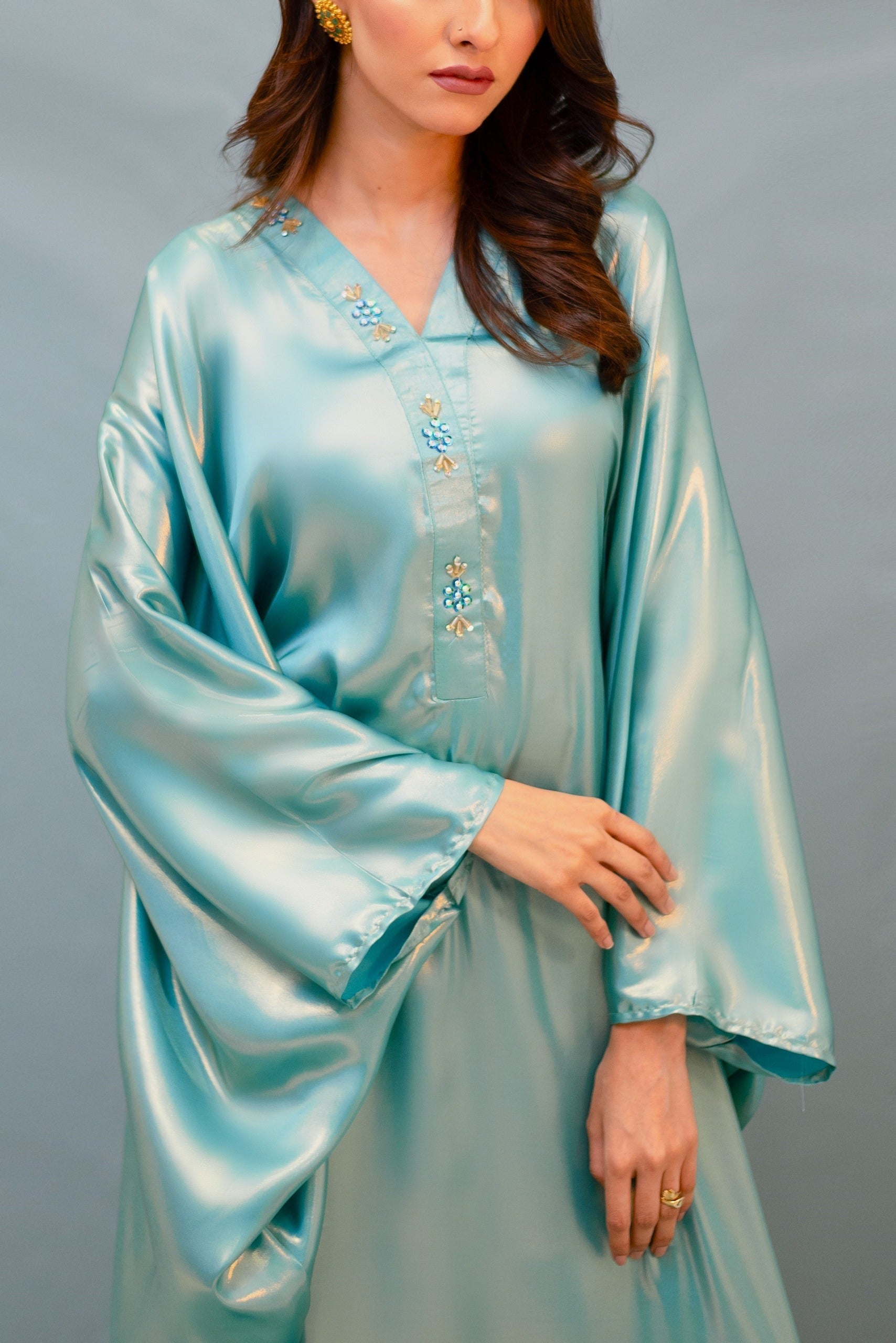 Sonrisa Elmar Turquoise Kaftan