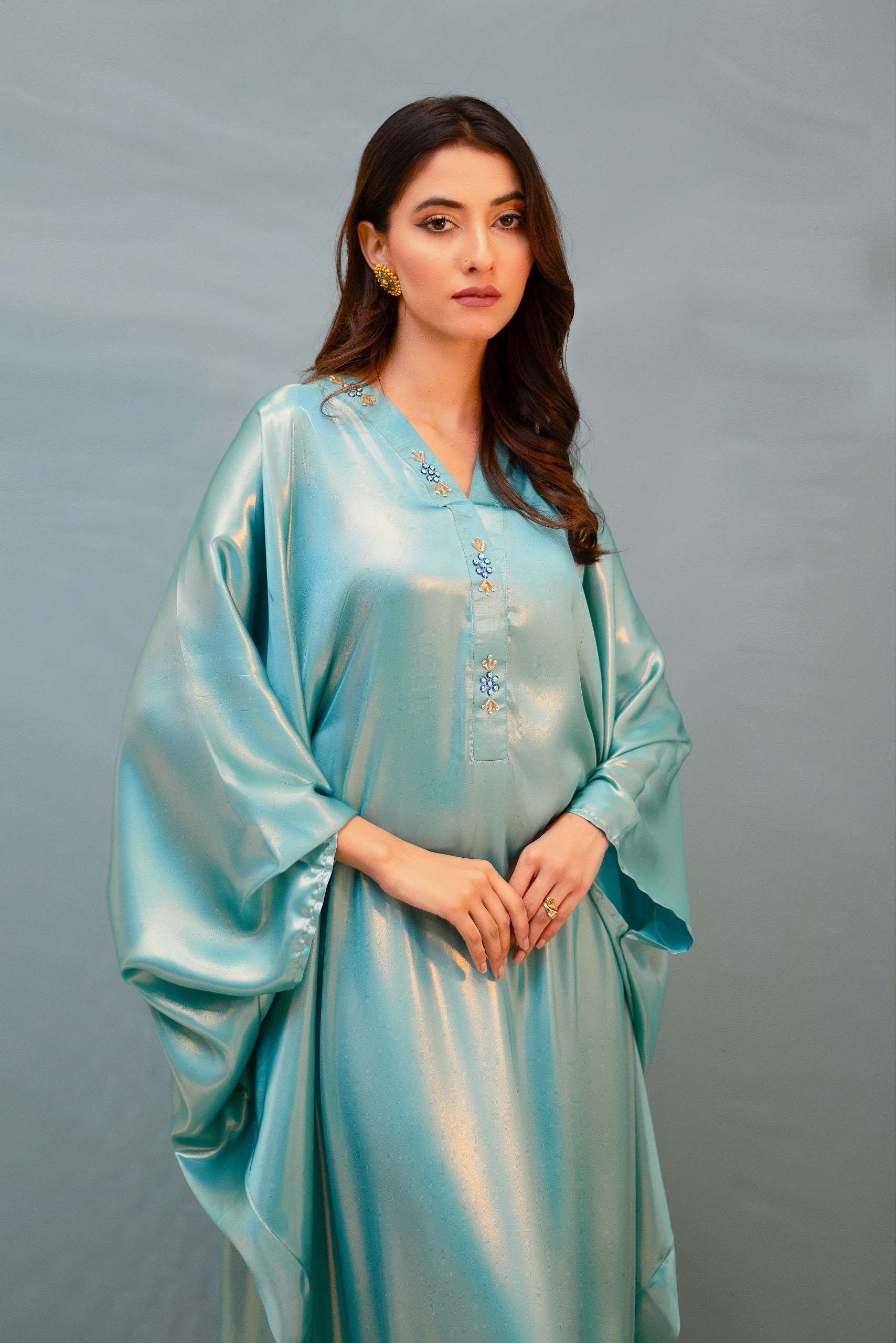 Sonrisa Elmar Turquoise Kaftan