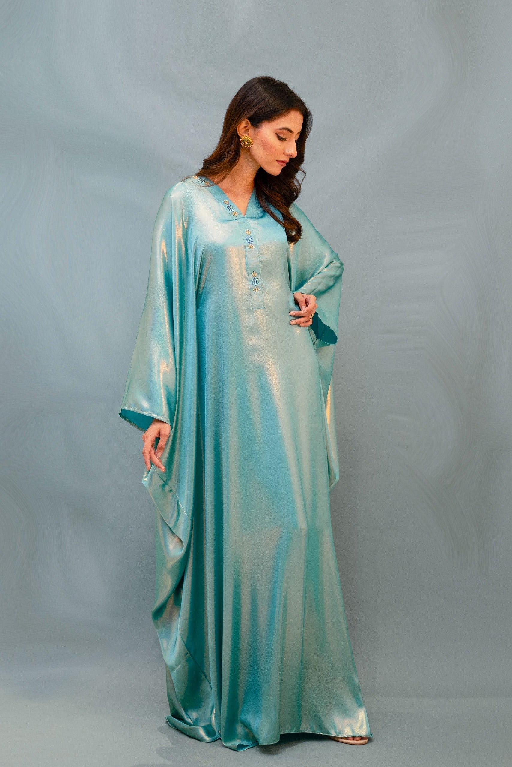 Sonrisa Elmar Turquoise Kaftan