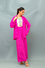 Sonrisa Hot Pink Blazer 2pc