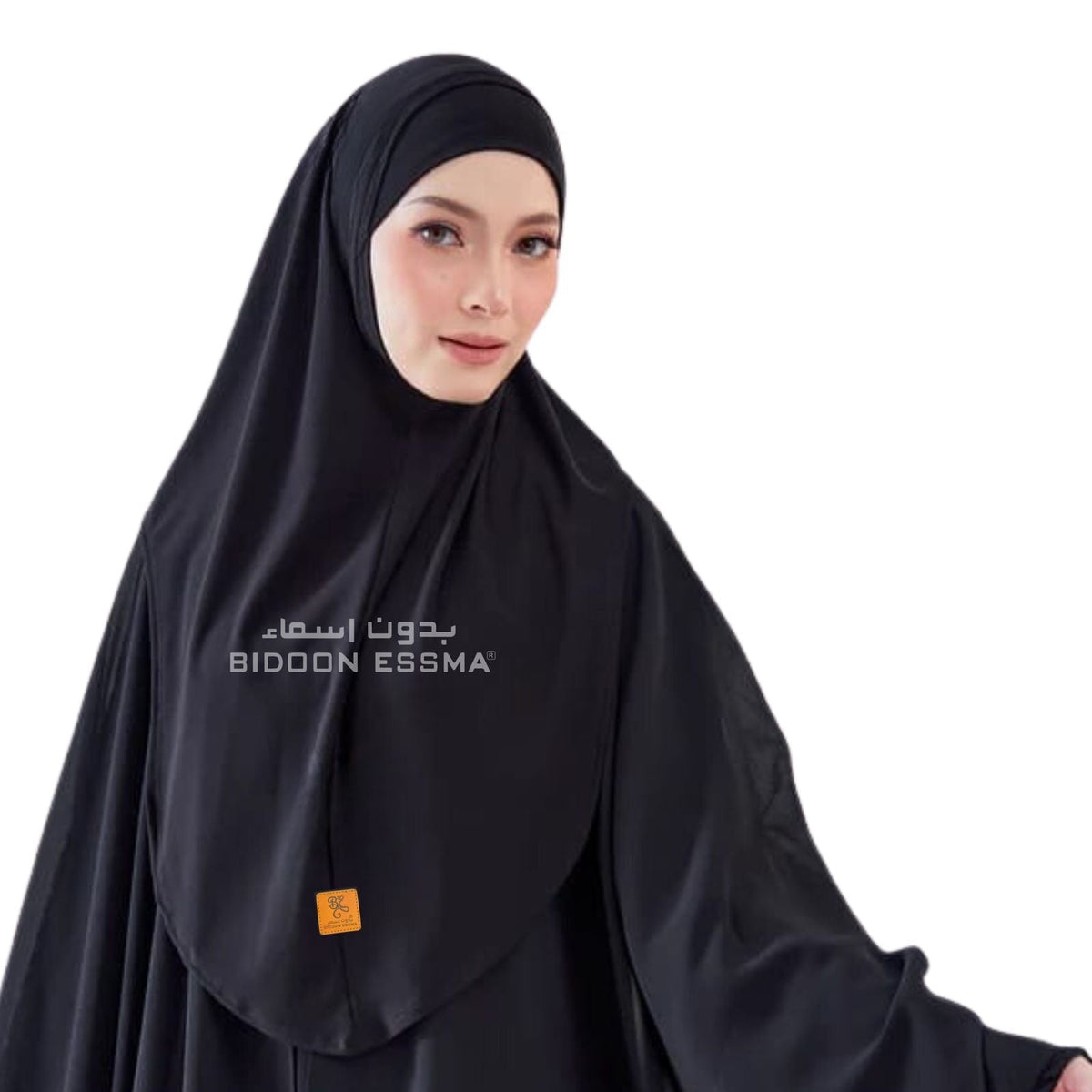 Bidoon Essma Al-Medina In Black Ready To Wear Large