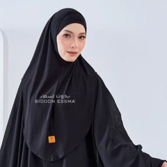 Bidoon Essma Al-Medina In Black Ready To Wear Large