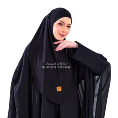 Bidoon Essma Al-Medina In Black Ready To Wear Large