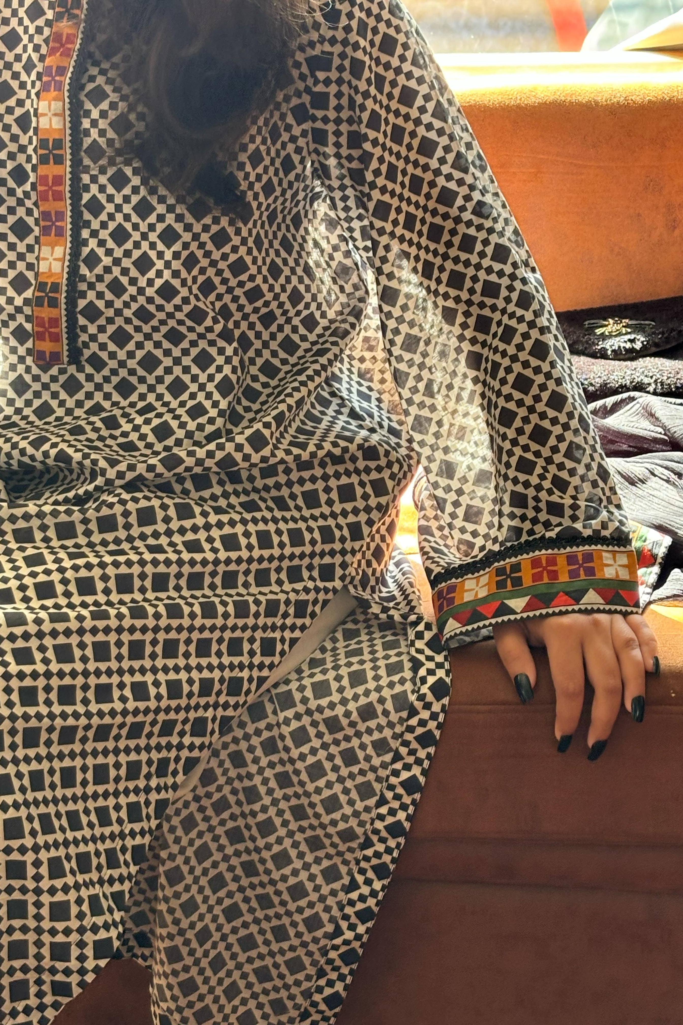 Urban Cut 2 Piece Cotton Printed Suit