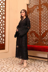 Tabeer By Mariam Malik Stitched 3 Piece Summer Collection'2025-Midnight Dream