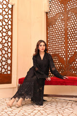 Tabeer By Mariam Malik Stitched 3 Piece Summer Collection'2025-Midnight Dream