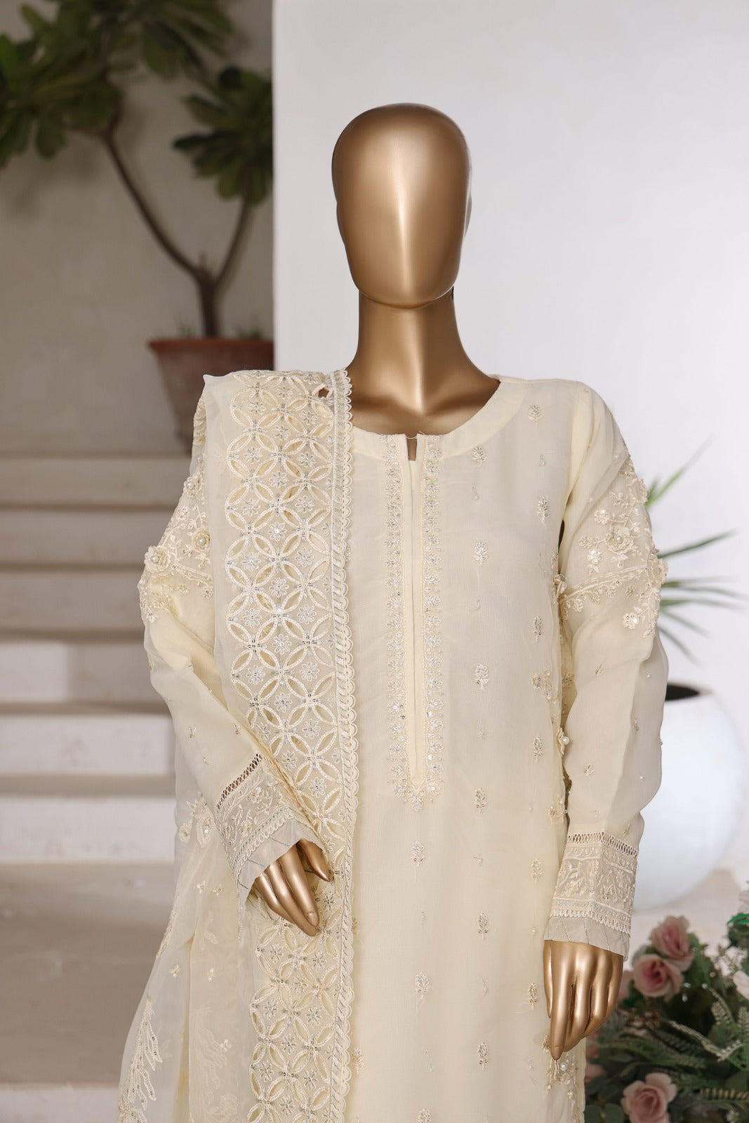Shehnai By Dr Haris Stitched 3 Piece Formals Collection-Rtw-004