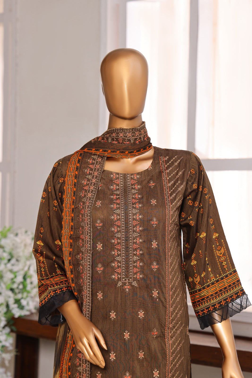 Pareesa By Dr Haris Unstitched 3 Piece Viscose Collection-Par-004