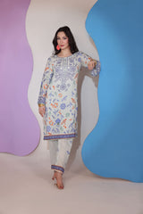 Working Women By Dr Haris Unstitched 2 Piece Vol-03 Collection-Wwd-024