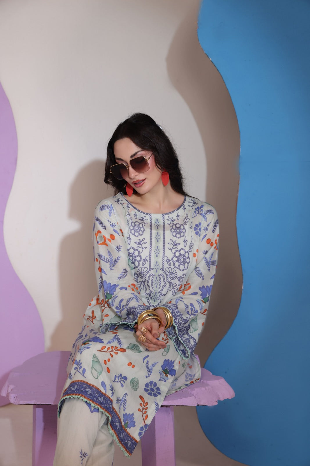 Working Women By Dr Haris Unstitched 2 Piece Vol-03 Collection-Wwd-024