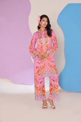Working Women By Dr Haris Unstitched 2 Piece Vol-03 Collection-Wwd-023