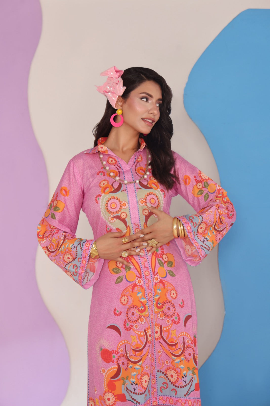 Working Women By Dr Haris Unstitched 2 Piece Vol-03 Collection-Wwd-023