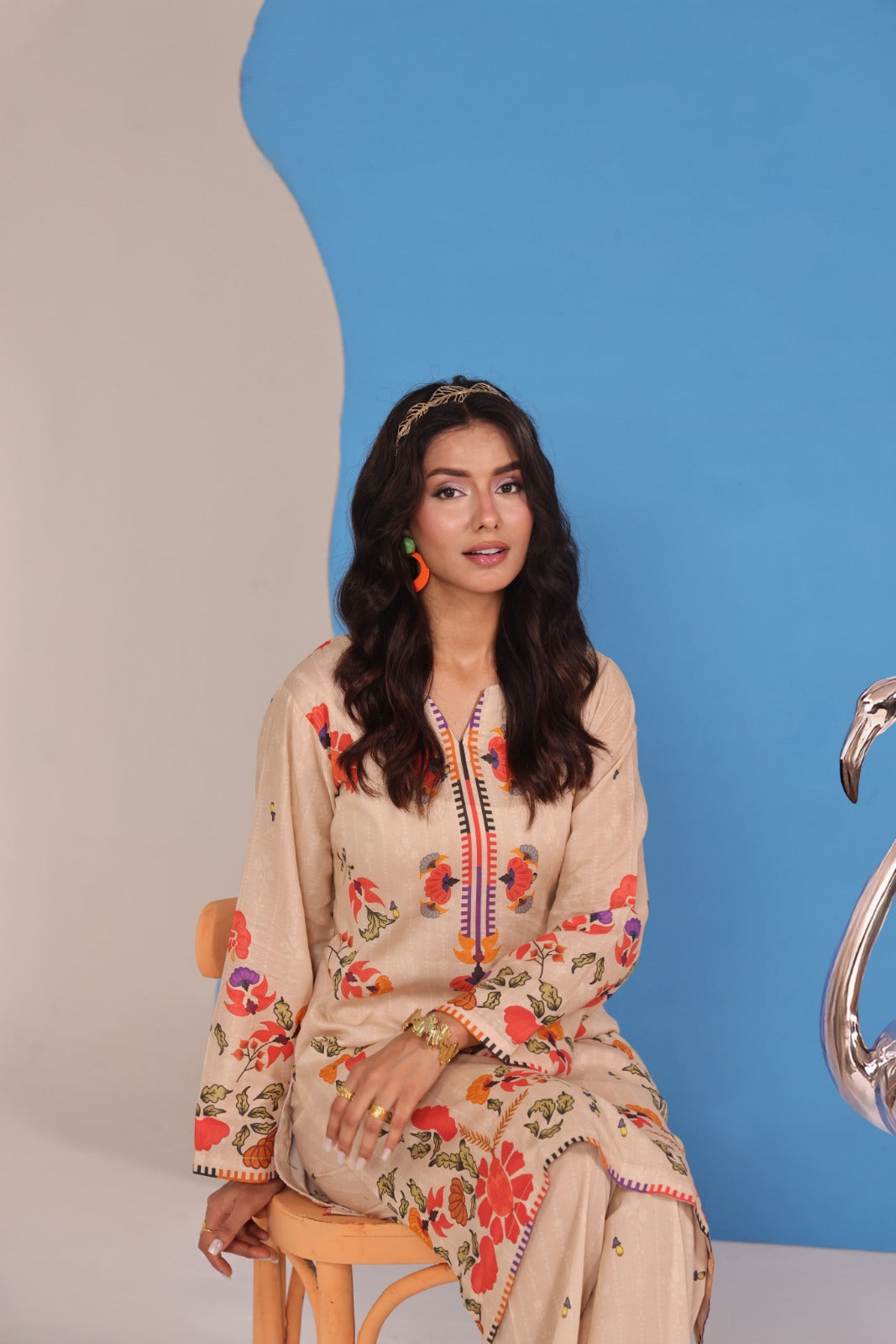 Working Women By Dr Haris Unstitched 2 Piece Vol-03 Collection-Wwd-027
