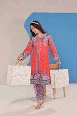 Working Women By Dr Haris Unstitched 2 Piece Vol-03 Collection-Wwd-026