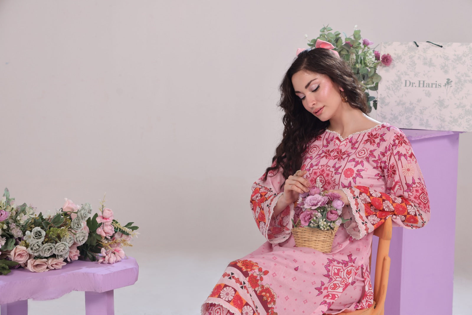 Working Women By Dr Haris Unstitched 2 Piece Vol-03 Collection-Wwd-019
