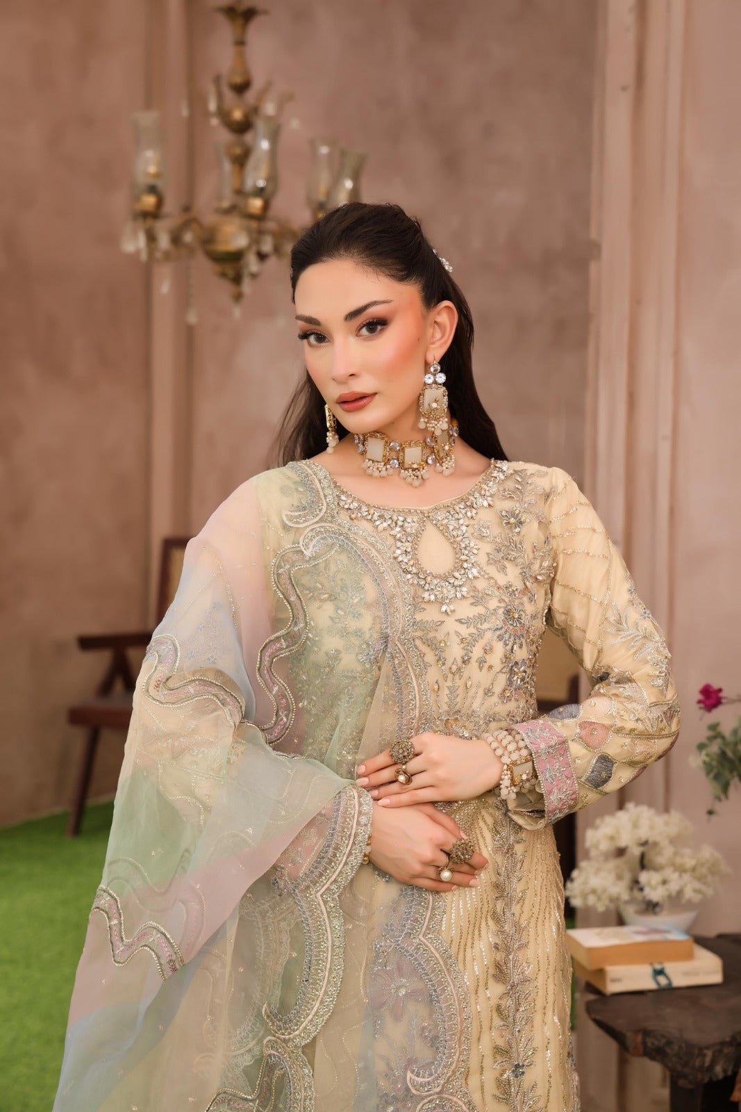 Chantelle By Dr Haris Semi Stitched Formals Collection-Cha-006