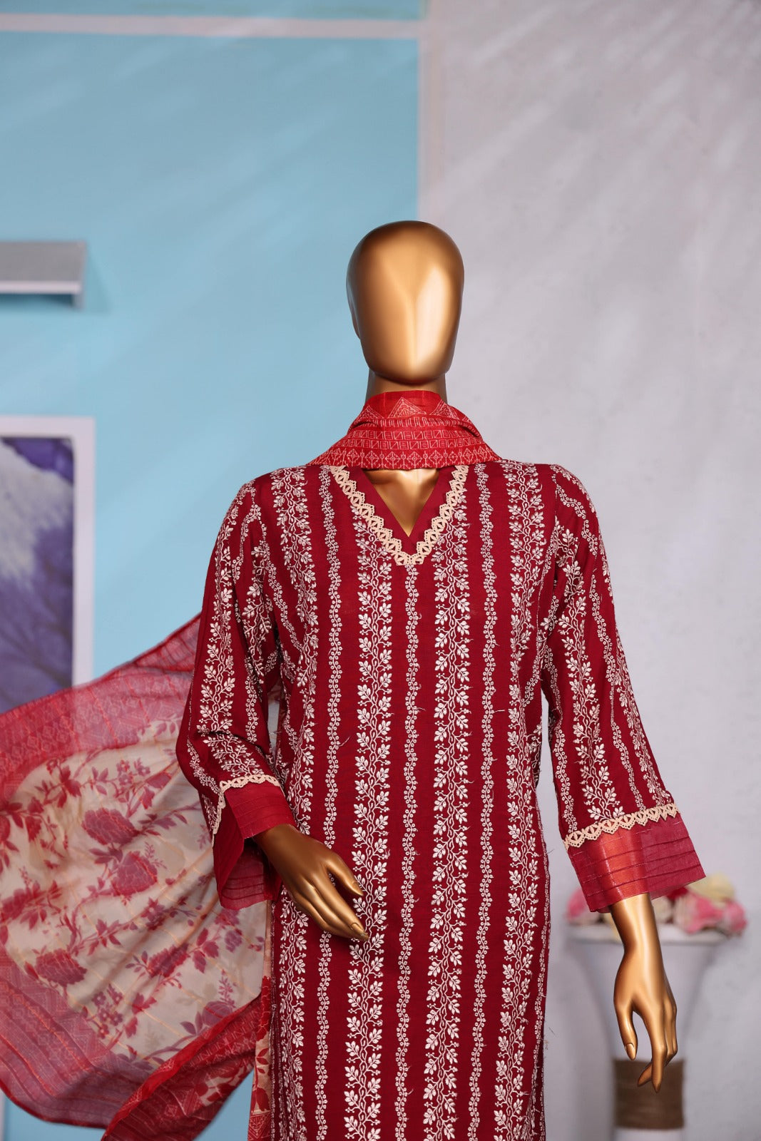 Mahiya By Dr Haris Stitched 3 Piece Summer Collection-Mai-005