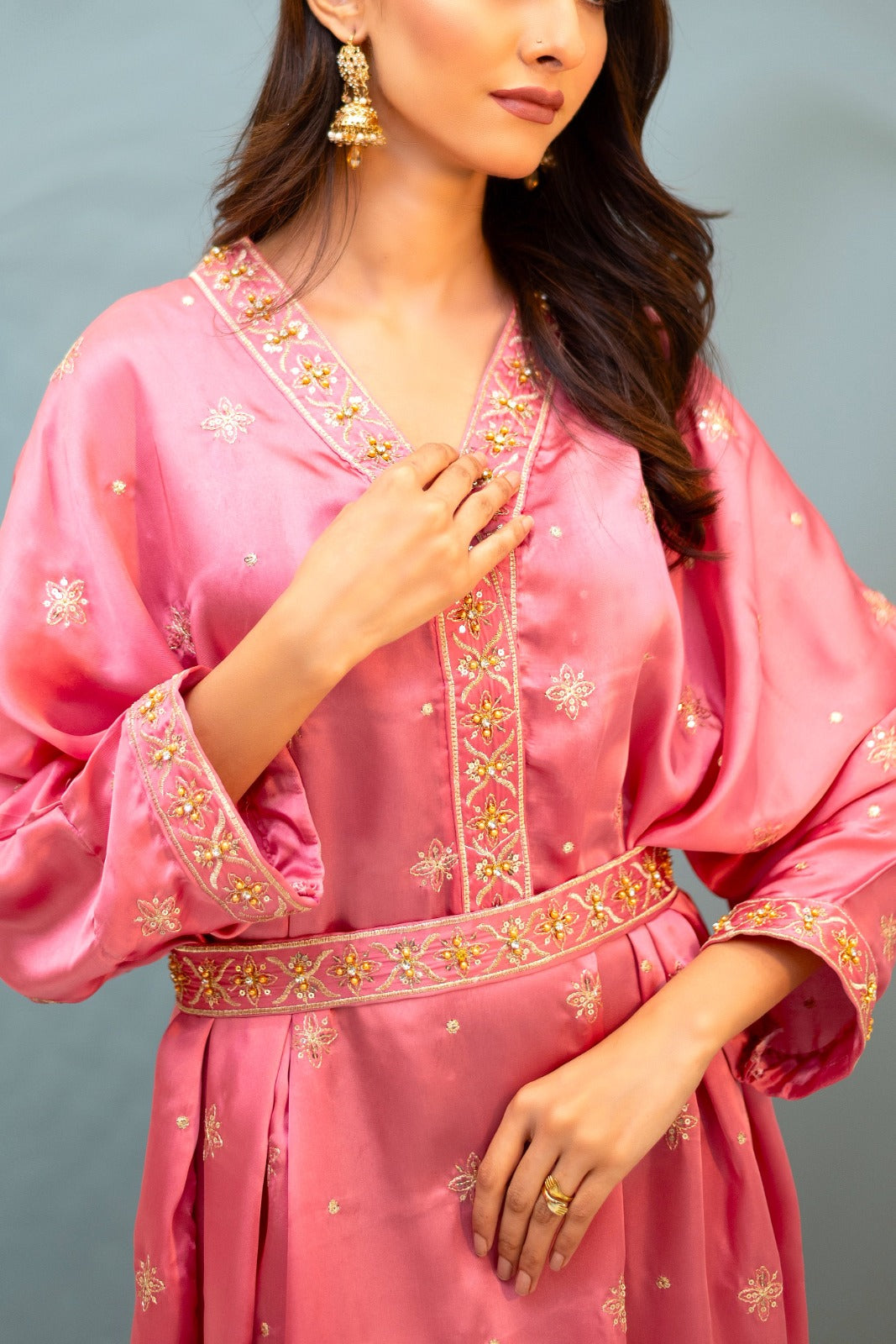 Sonrisa Barbie Pink Kaftan