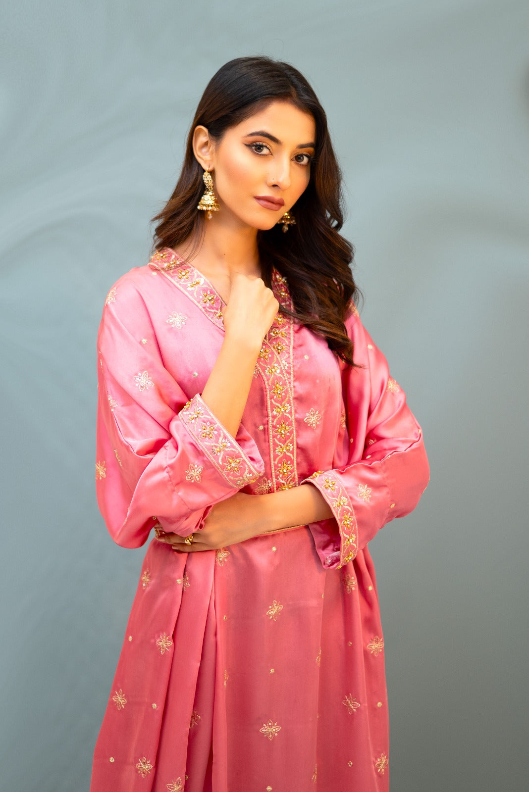 Sonrisa Barbie Pink Kaftan