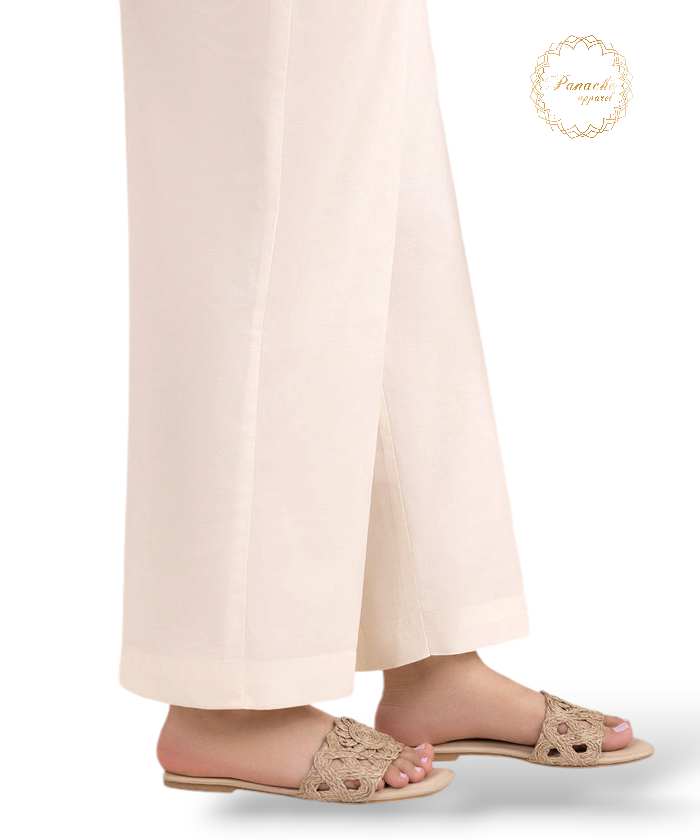 Panache Apparel Stitched Cotton Lawn Collection-Cotton White Flapper