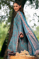 A Whimsical by Xenia Unstitched 3 Piece Winter Collection'2024