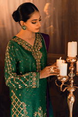Qarmazi By Zaaviay Stitched Yasna (Three Piece)