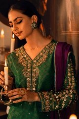 Qarmazi By Zaaviay Stitched Yasna (Three Piece)