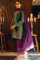 Qarmazi By Zaaviay Stitched Yasna (Three Piece)