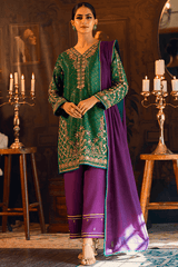 Qarmazi By Zaaviay Stitched Yasna (Three Piece)