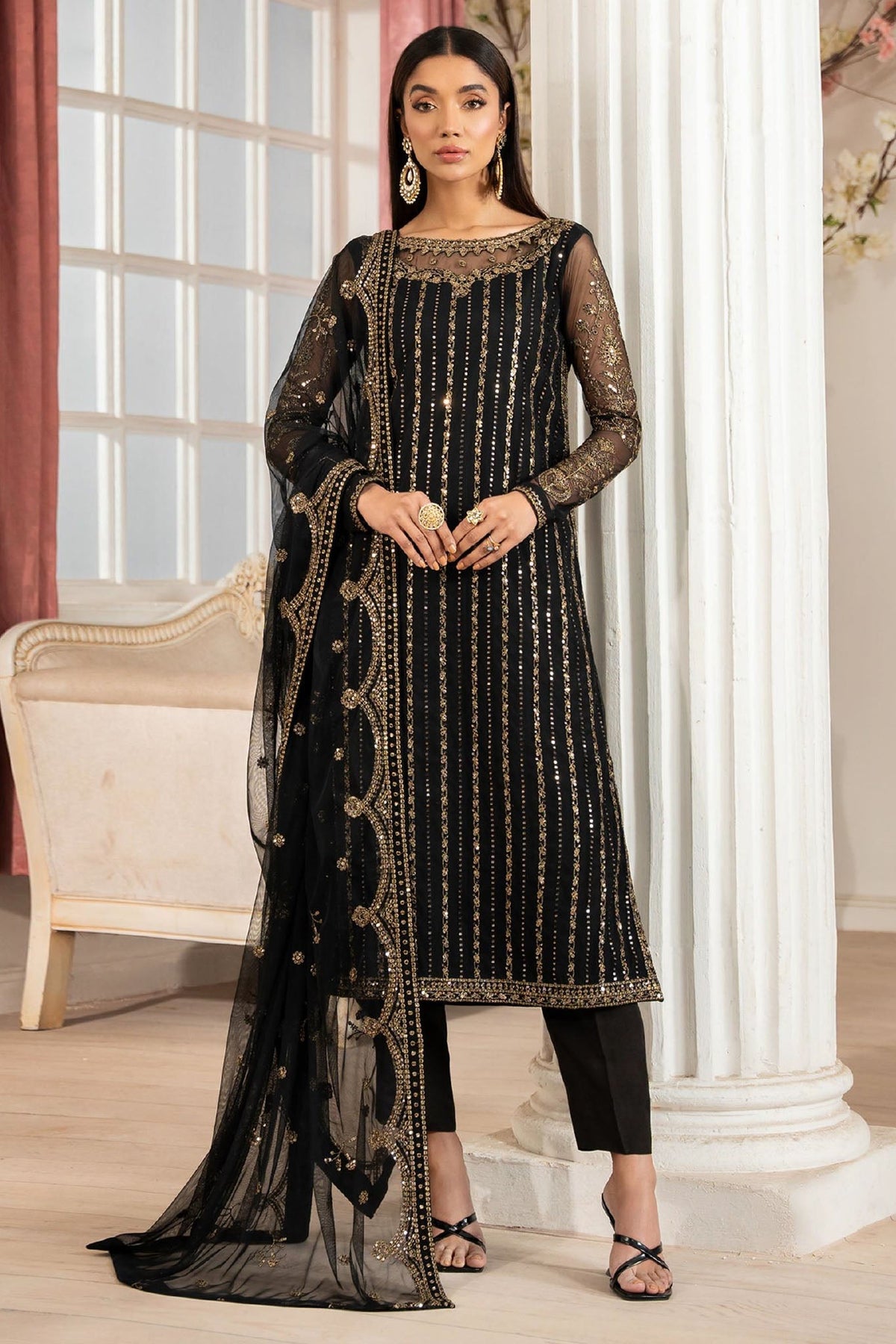 Heer By Zarif Unstitched 3 Piece Formals Collection'2025-Z-02-Yasna