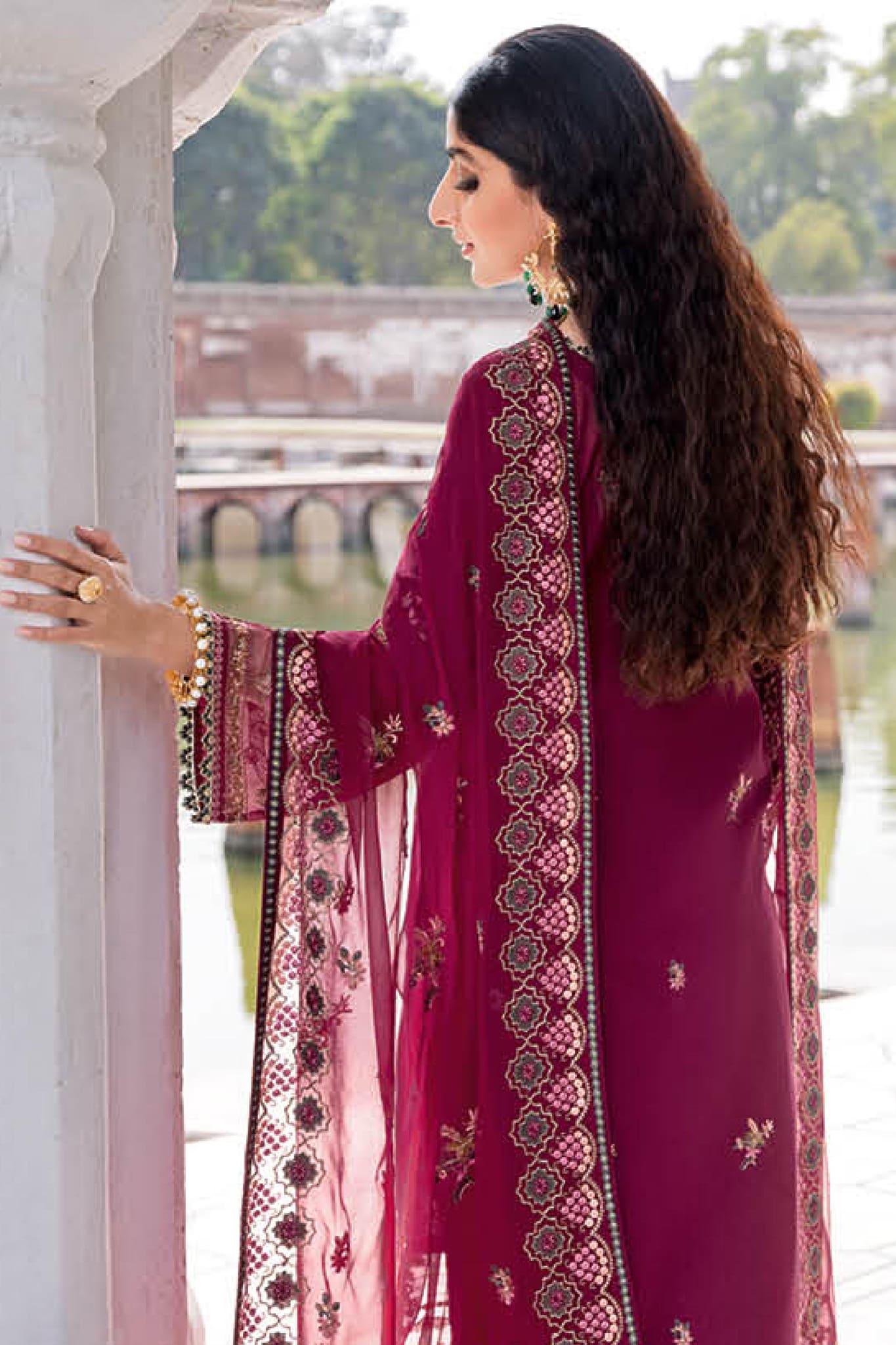 Andaaz by Ramsha Unstitched 3 Piece Luxury Lawn Vol-05 Collection'2023-Z-508