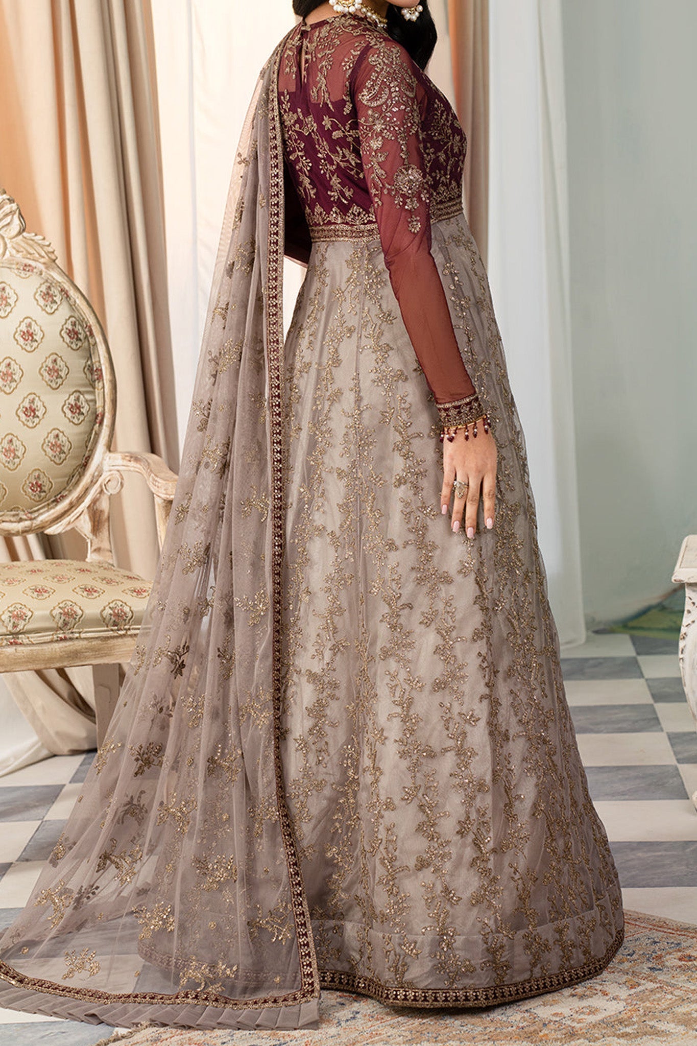 Afsanah by Zarif Unstitched 3 Piece Formals Edit Collection'2024-ZAF-01-Zohra