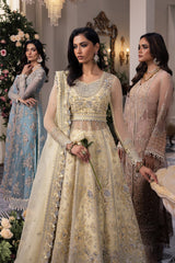 Gossamer By Zaha Unstitched 3 Piece Luxury Formals Collection'2024-ZC-08-Solelia