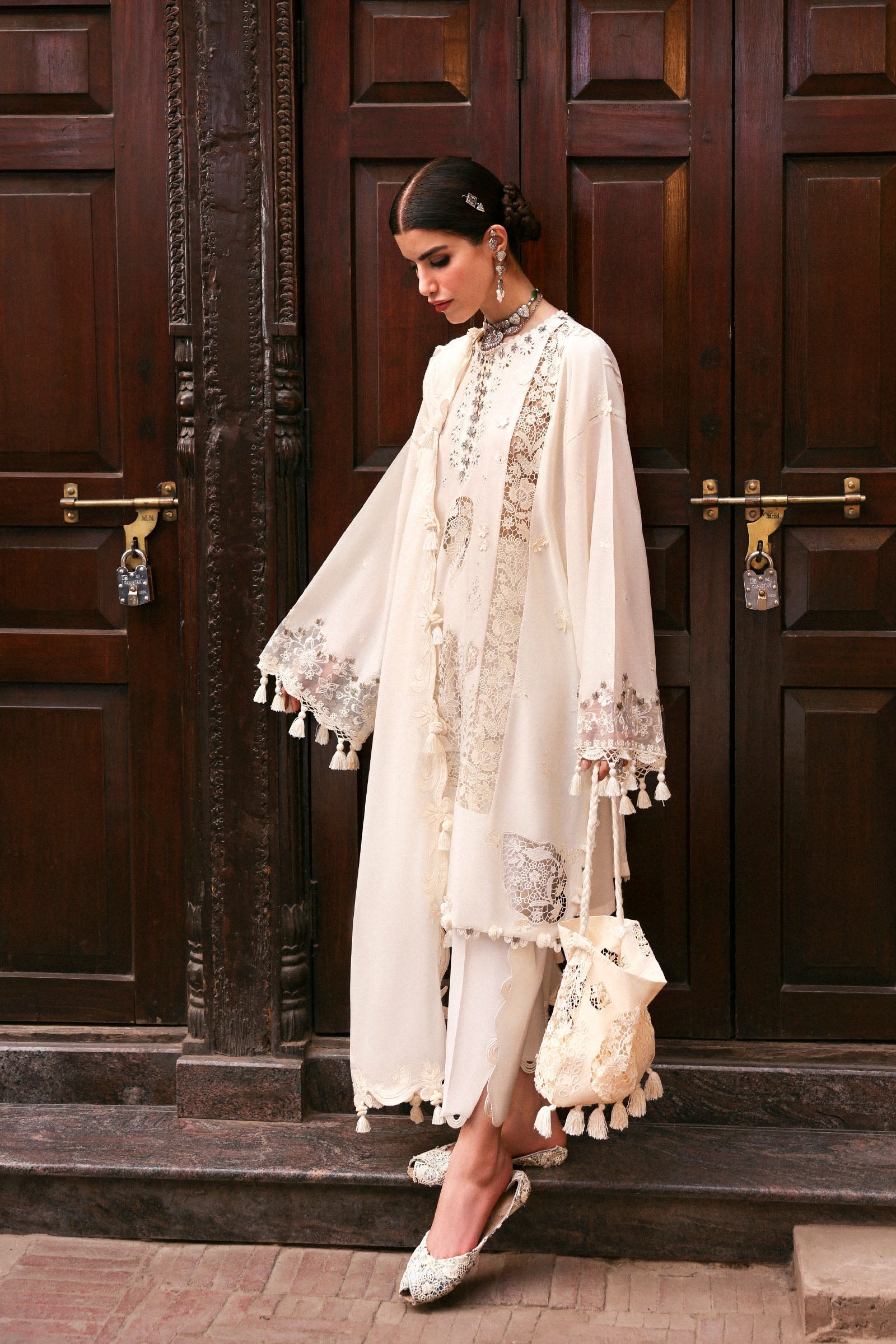 Nagina By Zaha Unstitched 3 Piece Festive Lawn Collection'2025-ZF-25-02-Gulbahar