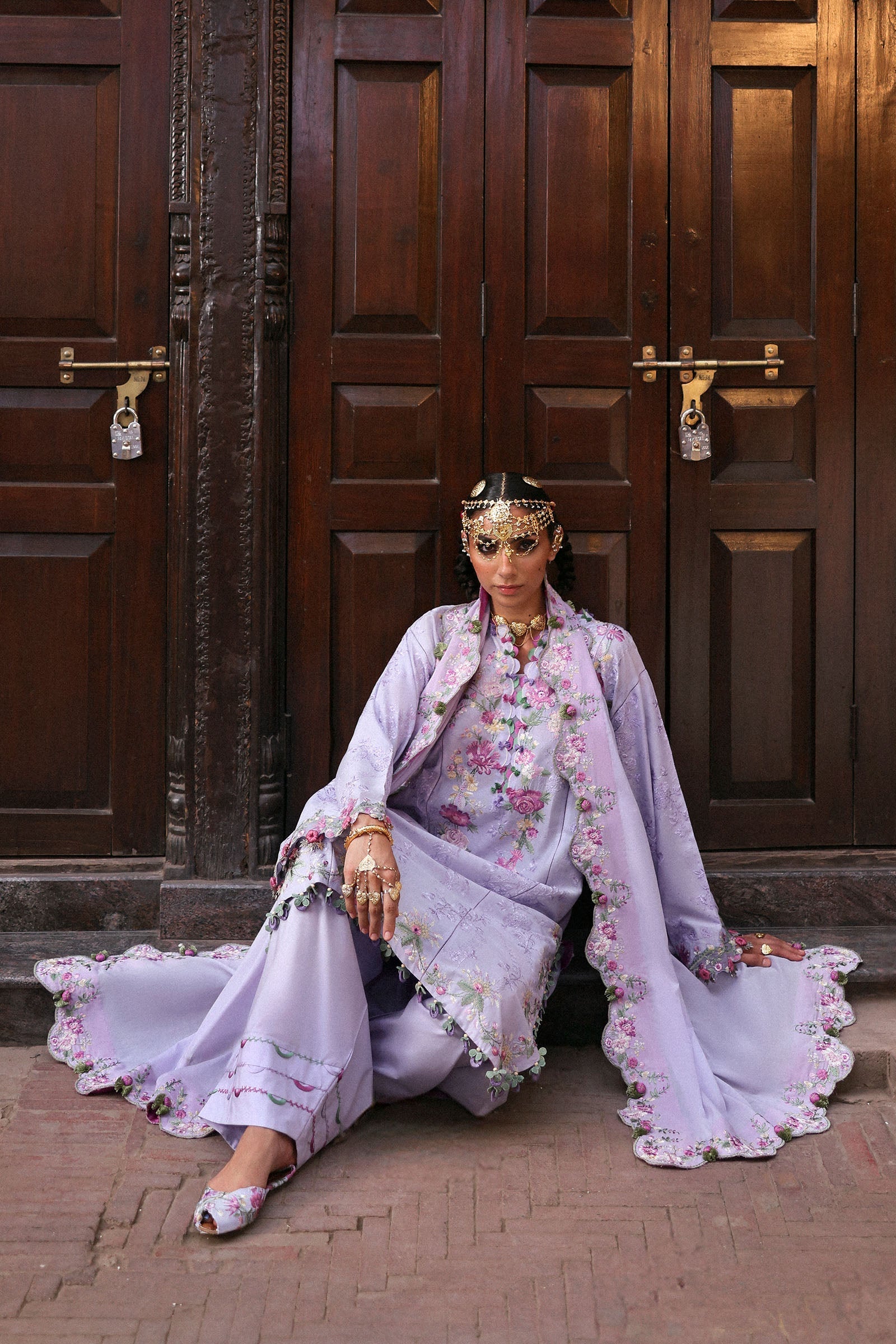Nagina By Zaha Unstitched 3 Piece Festive Lawn Collection'2025-ZF-25-04-Nilofer