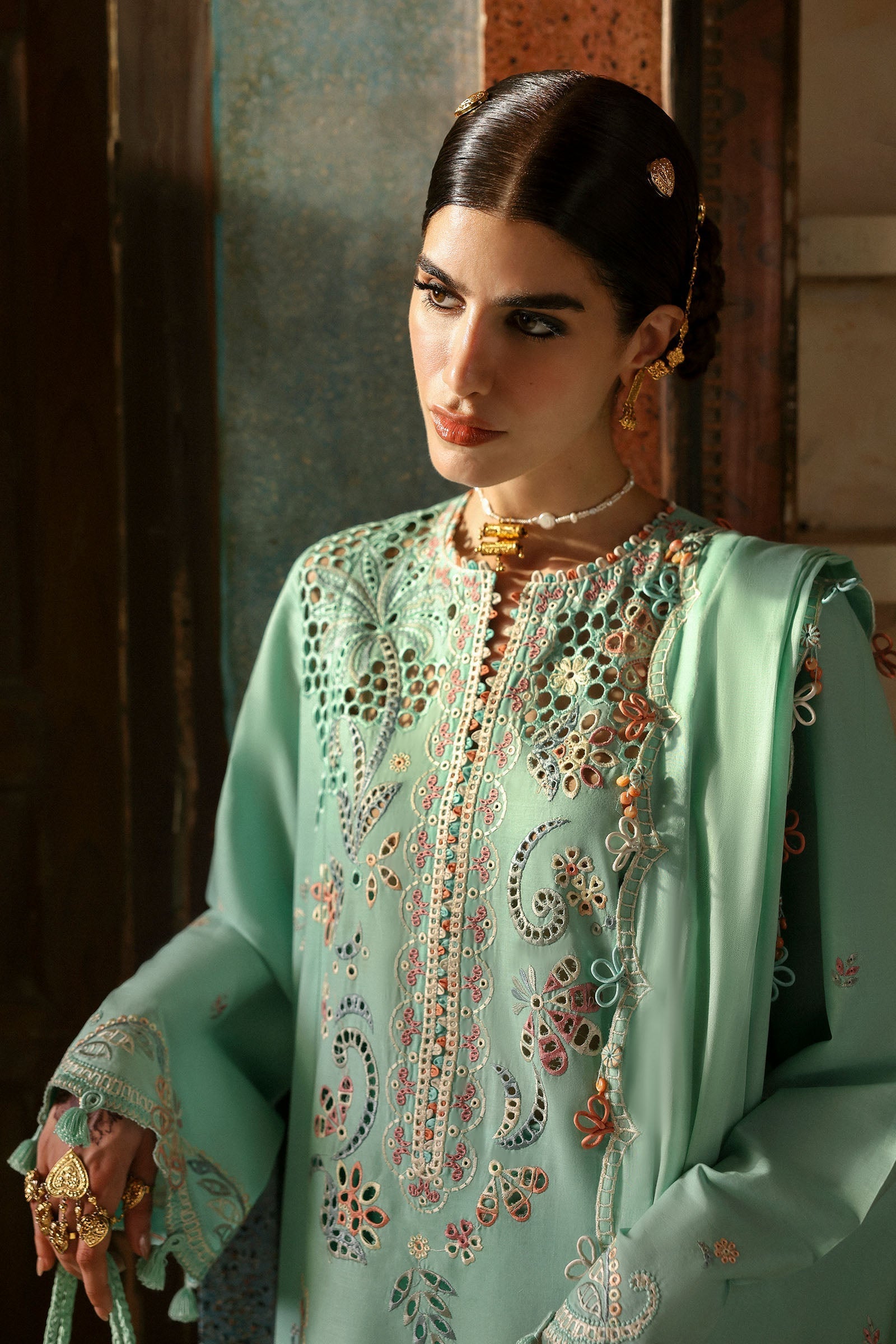 Nagina By Zaha Unstitched 3 Piece Festive Lawn Collection'2025-ZF-25-05-Seher