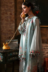 Nagina By Zaha Unstitched 3 Piece Festive Lawn Collection'2025-ZF-25-09-Khusbu