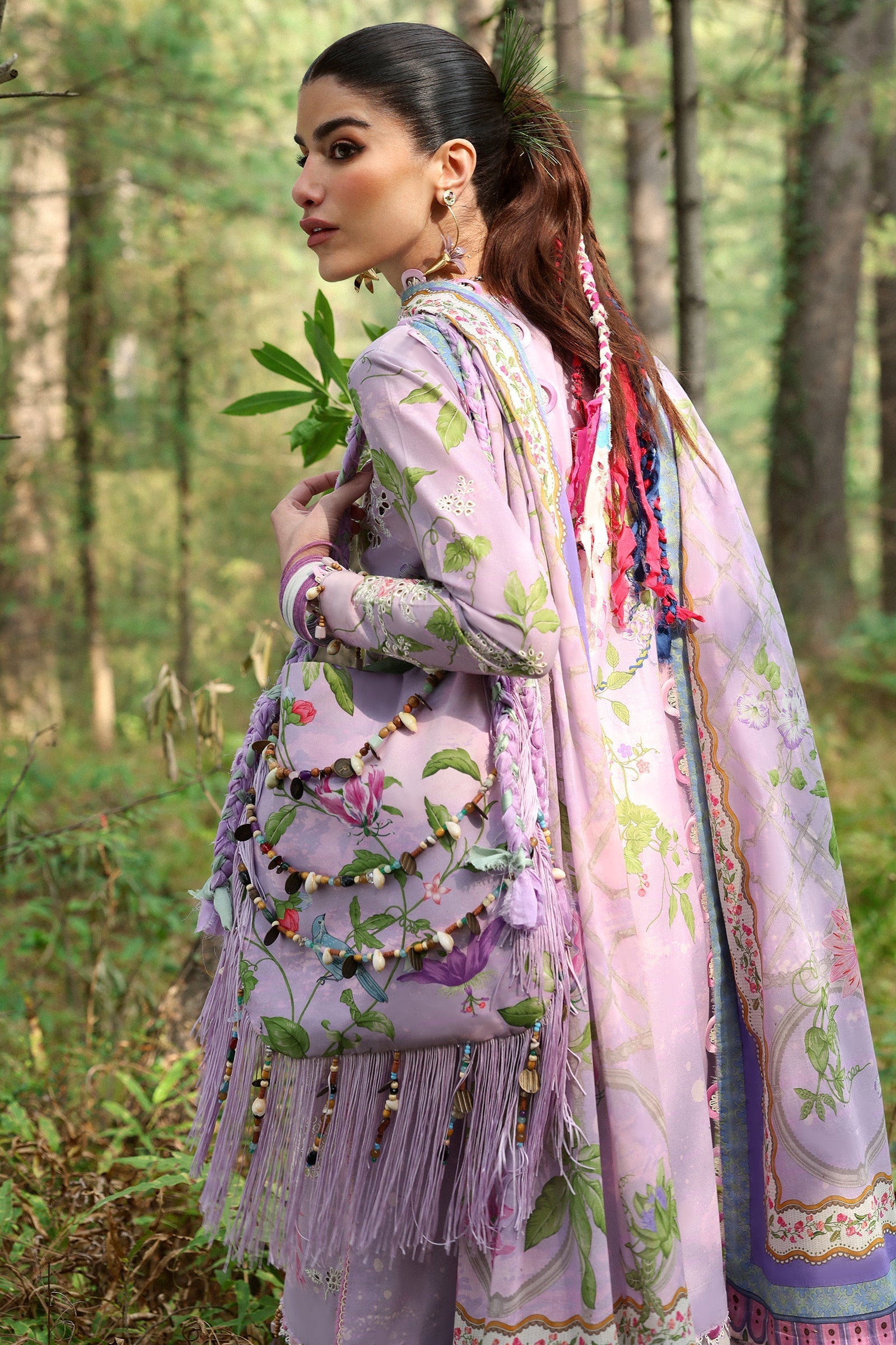 Neelum by Zaha Unstitched 3 Piece Lawn Collection'2025-ZL25-02 A-Elara