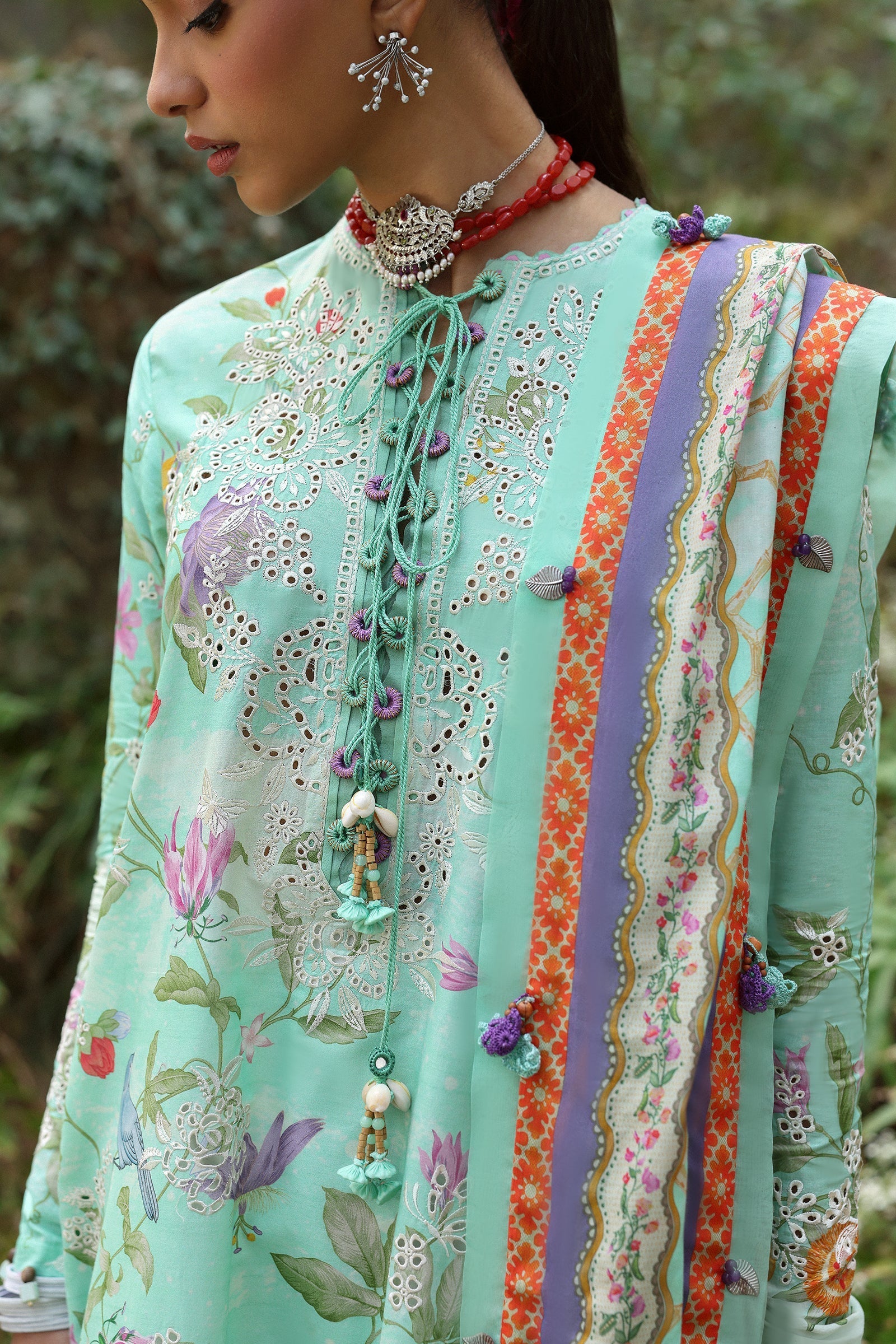 Neelum by Zaha Unstitched 3 Piece Lawn Collection'2025-ZL25-02 B-Elara