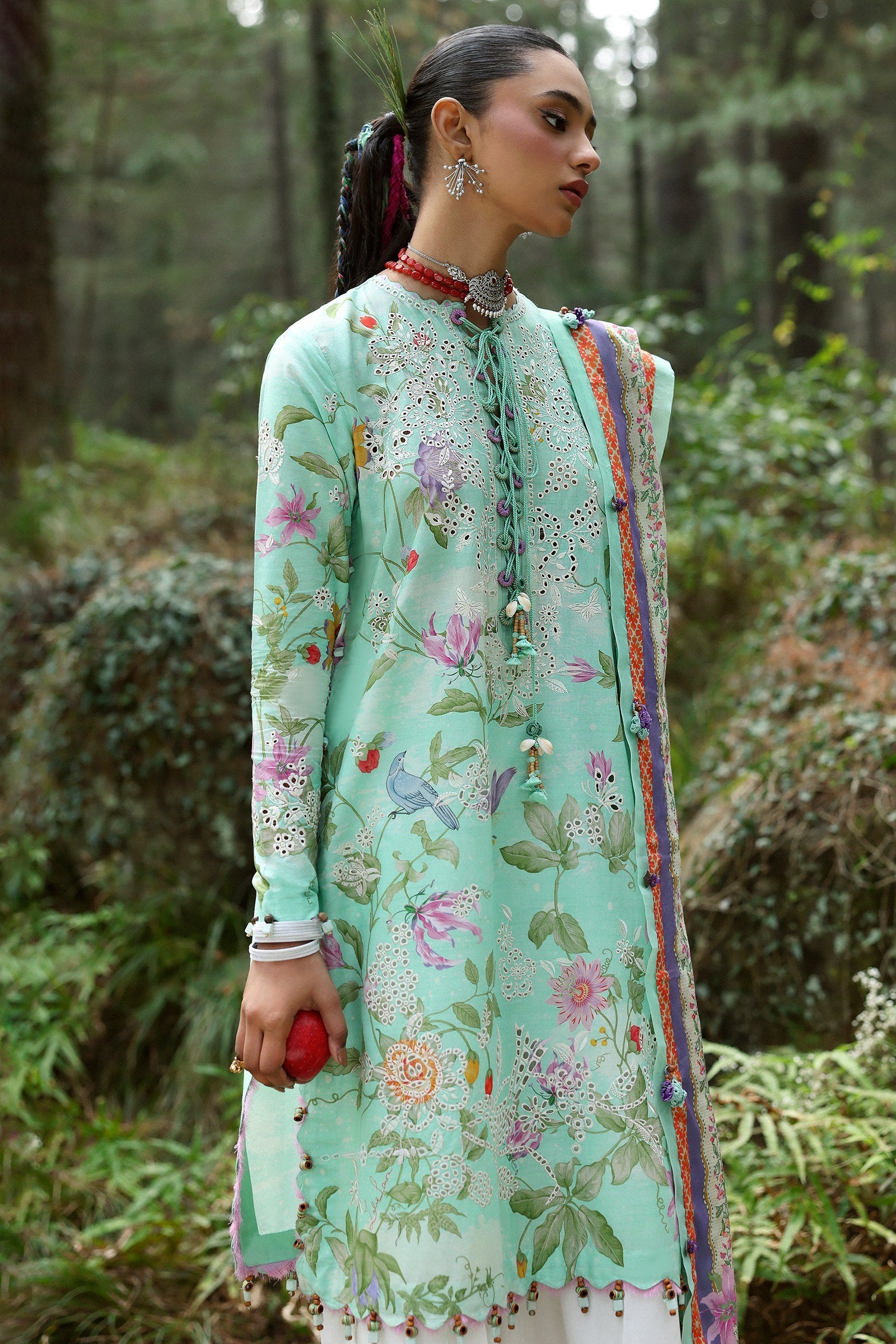 Neelum by Zaha Unstitched 3 Piece Lawn Collection'2025-ZL25-02 B-Elara