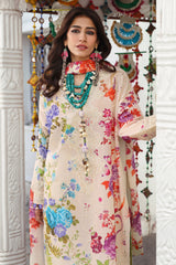 Neelum by Zaha Unstitched 3 Piece Lawn Collection'2025-ZL25-07 B-Alya