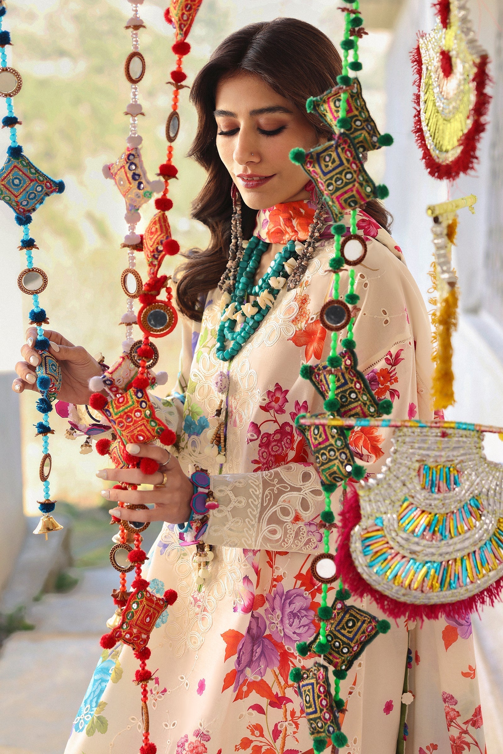 Neelum by Zaha Unstitched 3 Piece Lawn Collection'2025-ZL25-07 B-Alya