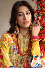 Neelum by Zaha Unstitched 3 Piece Lawn Collection'2025-ZL25-08 A-Zaraah