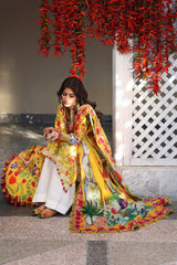 Neelum by Zaha Unstitched 3 Piece Lawn Collection'2025-ZL25-08 A-Zaraah