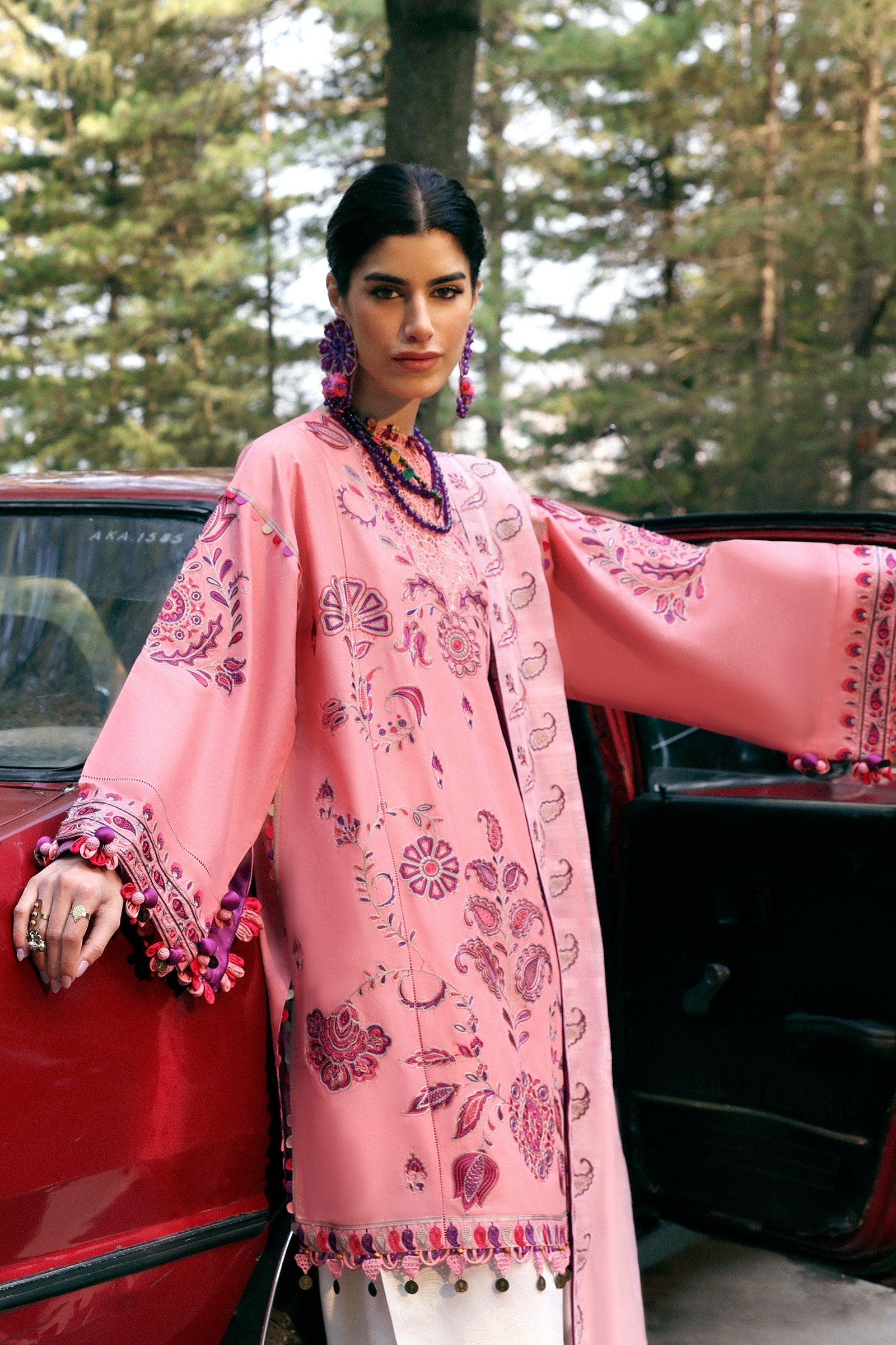 Neelum by Zaha Unstitched 3 Piece Lawn Collection'2025-ZL25-09 B Zariah