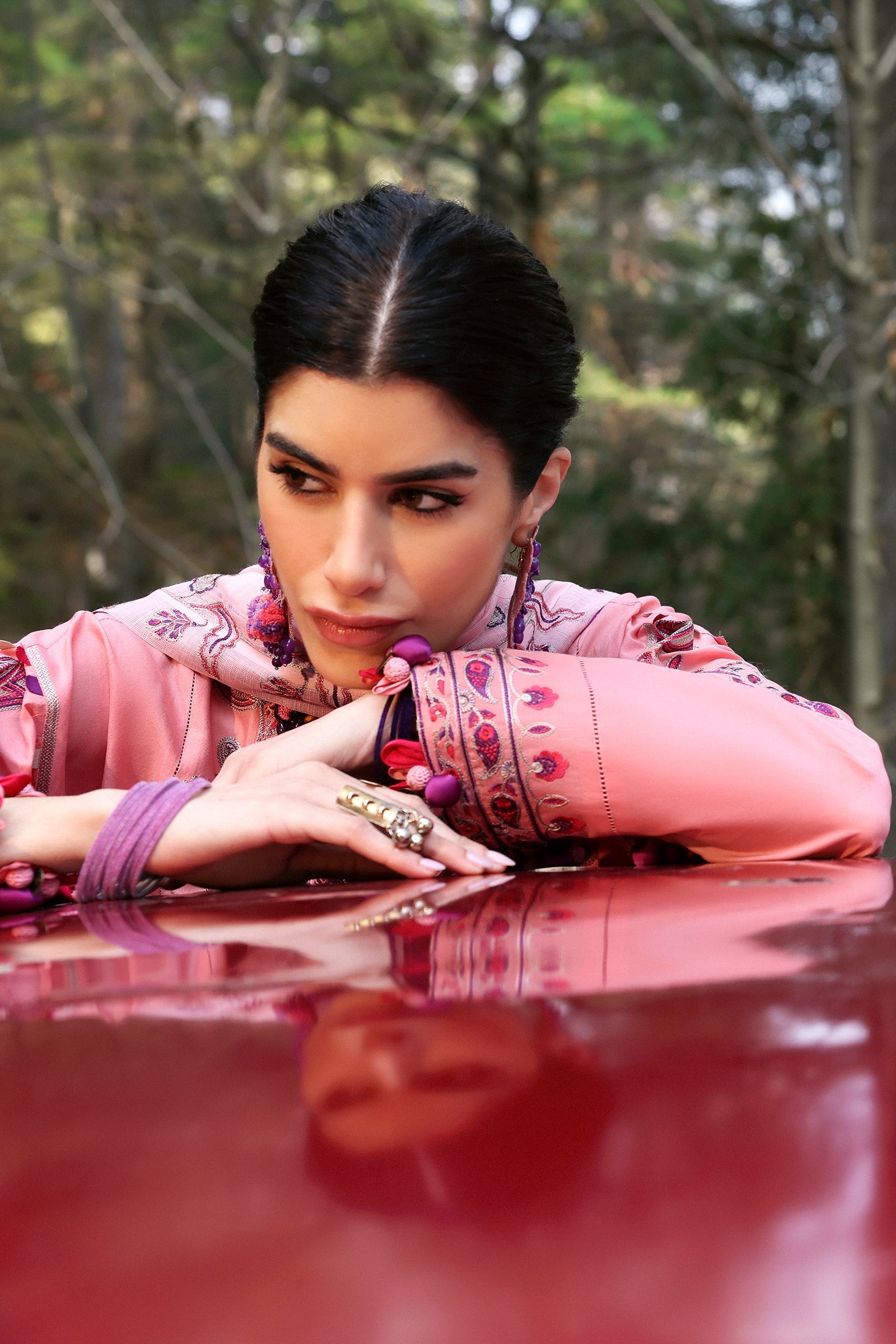 Neelum by Zaha Unstitched 3 Piece Lawn Collection'2025-ZL25-09 B Zariah