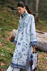 Neelum by Zaha Unstitched 3 Piece Lawn Collection'2025-ZL25-11 A-Kashur
