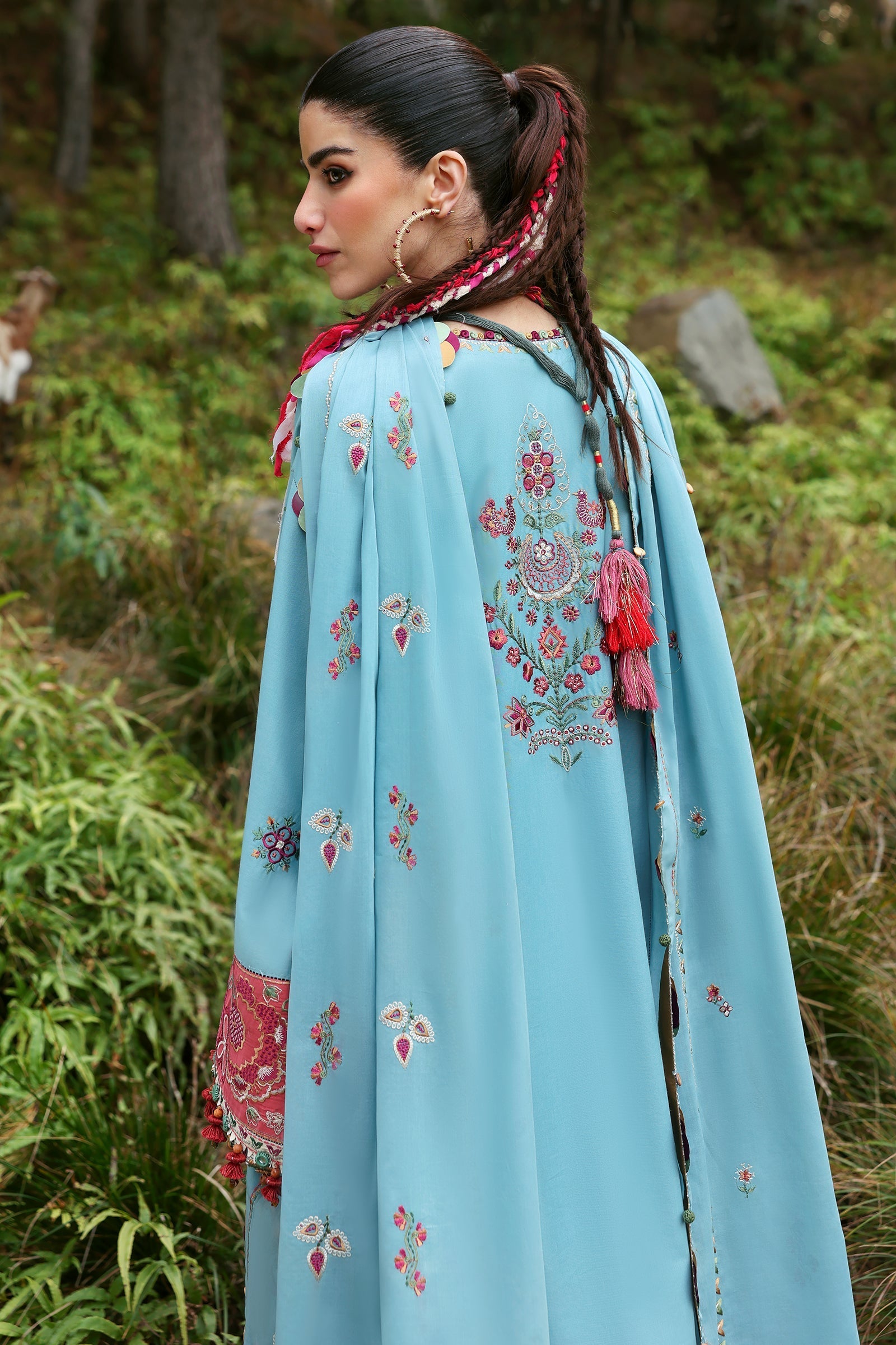 Neelum by Zaha Unstitched 3 Piece Lawn Collection'2025-ZL25-14 A-Rhea