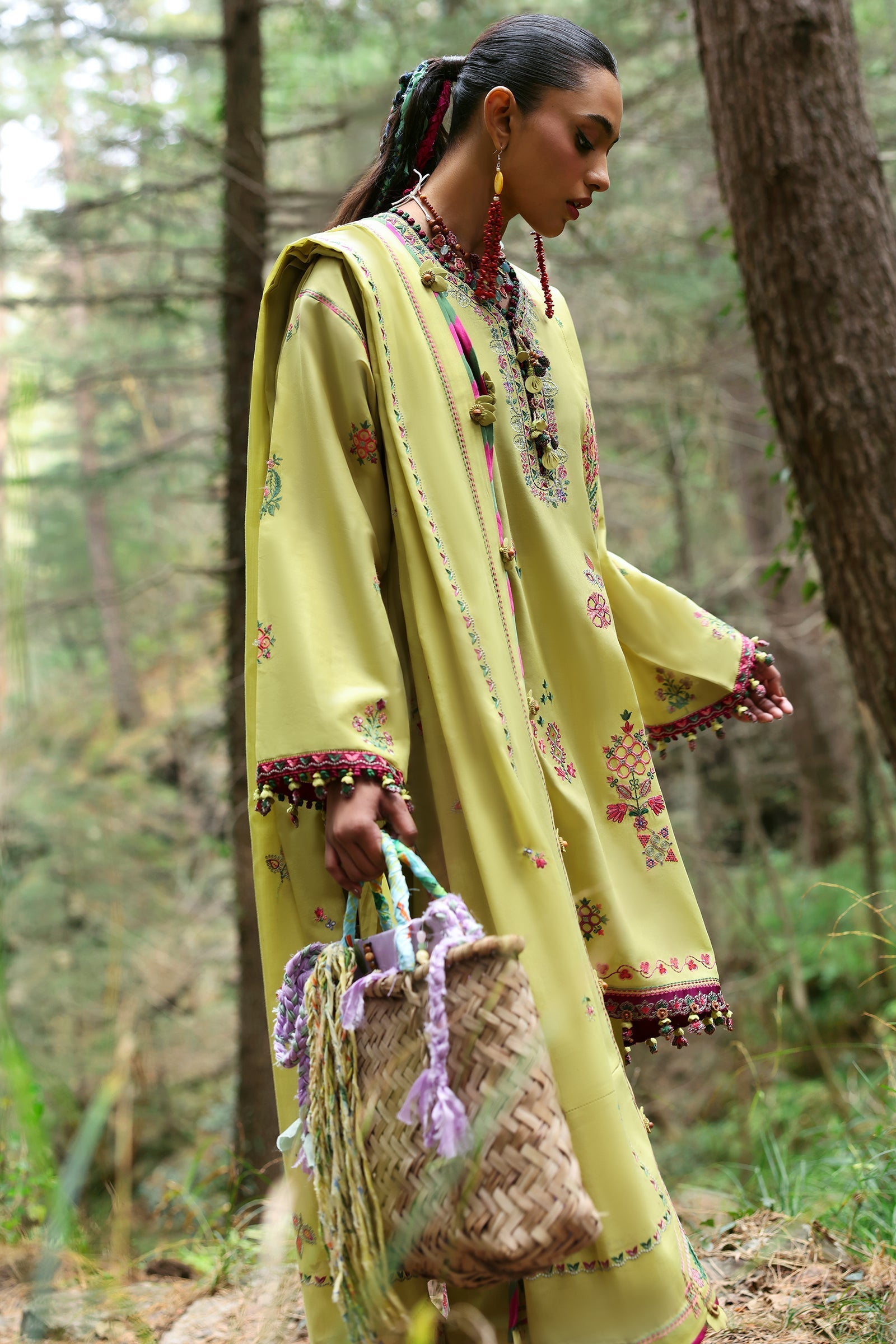 Neelum by Zaha Unstitched 3 Piece Lawn Collection'2025-ZL25-14 B-Rhea